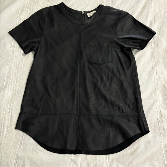 Adriano Goldschmidt leather shirt WLL8312-TBC XS - Picture 1 of 10